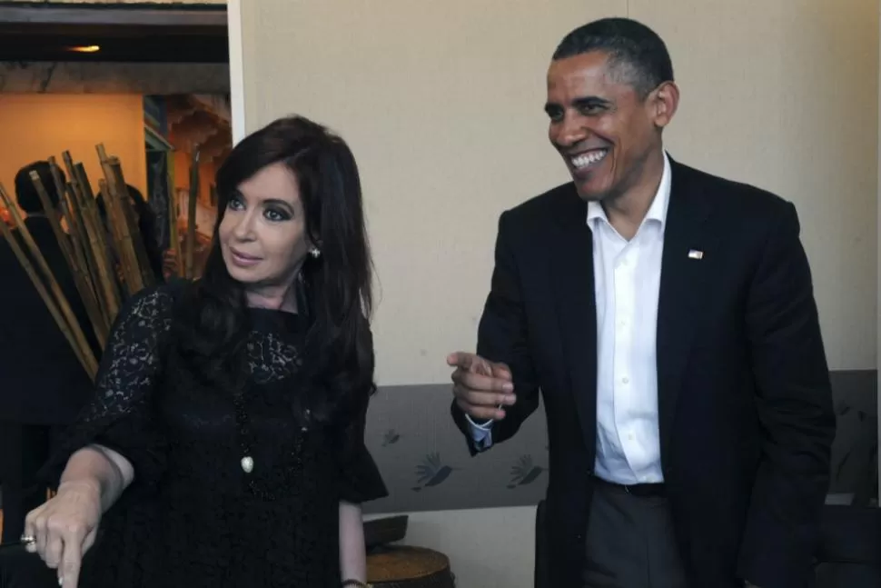SIN FRICCIONES. Según Cristina Kirchner, con Obama habló sobre temas de interés mutuo. REUTERS