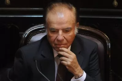 Menem: me van a dar con un caño, pero votaré por la expropiación de YPF