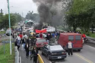 El centro fue un laberinto por los cortes de calles de UPCN