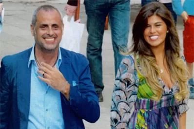 El álbum de fotos del romántico viaje de Jorge Rial y La Niña Loly