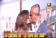 La foto del beso entre Jorge Rial y La Niña Loly