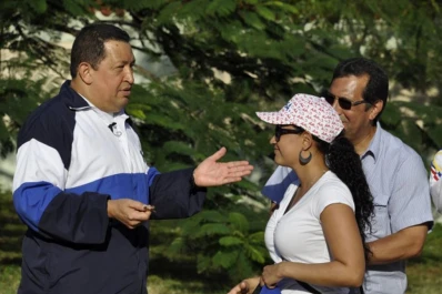 Chávez apareció por televisión