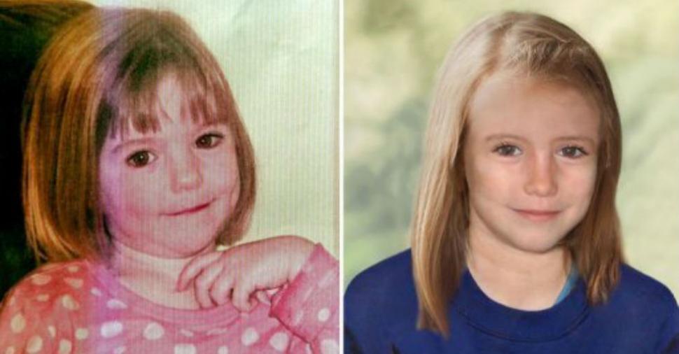 ASI SERIA HOY. Madeleine McCann cuando tenía tres años y en una simulación de su aspecto actual. (AFP)