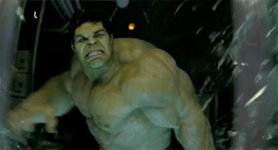 Mark Ruffalo es Hulk.  