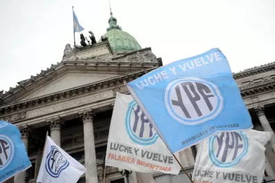 Cristina agradeció el apoyo opositor a la expropiación