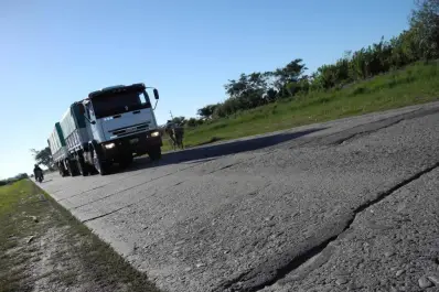 Se quejaron y les prometieron arreglar la ruta