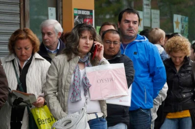 Uno de cada tres desempleados en Europa es español