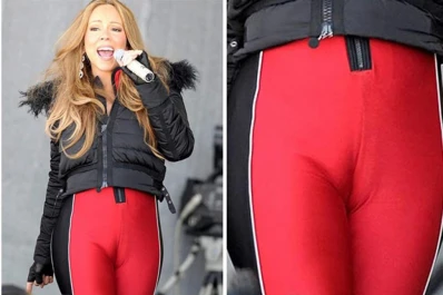 Las calzas de Mariah Carey mostraron más de lo que deberían