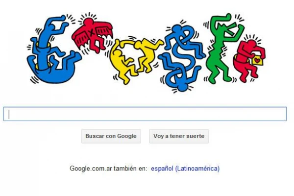 Google dedica un colorido doodle a Keith Haring