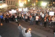 Marcharon en la plaza para pedir justicia por Gonzalo