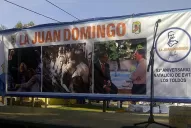La Juan Domingo apareció con discreción en Buenos Aires