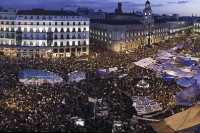 Los indignados españoles tomaron las calles otra vez