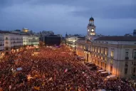La Puerta del Sol fue saturada de indignados