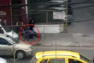 Caruso Lombardi a las piñas en plena calle