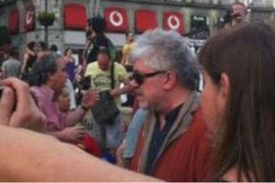 Almodóvar, otro indignado en Madrid