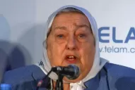 Hebe de Bonafini, aseguró que está muy satisfecha por la detención de los hermanos Schoklender