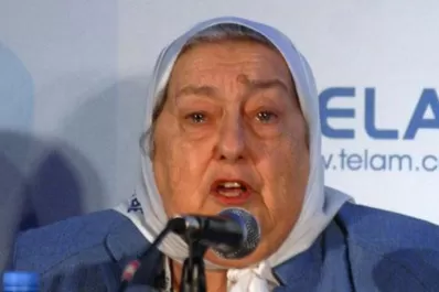 Hebe de Bonafini, aseguró que está muy satisfecha por la detención de los hermanos Schoklender