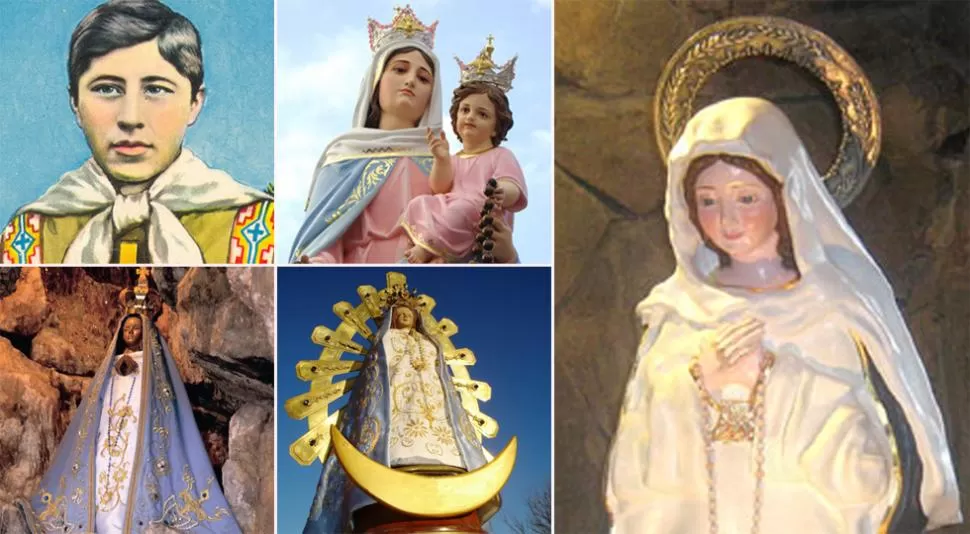IMPERDIBLES. Ceferino, Virgen de San Nicolás, Virgen del Valle y Virgen de Luján.
