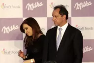 Cristina y Scioli no pudieron disimular la tensión política