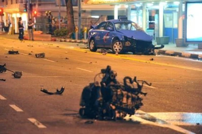 Mirá el fatal choque de una Ferrari