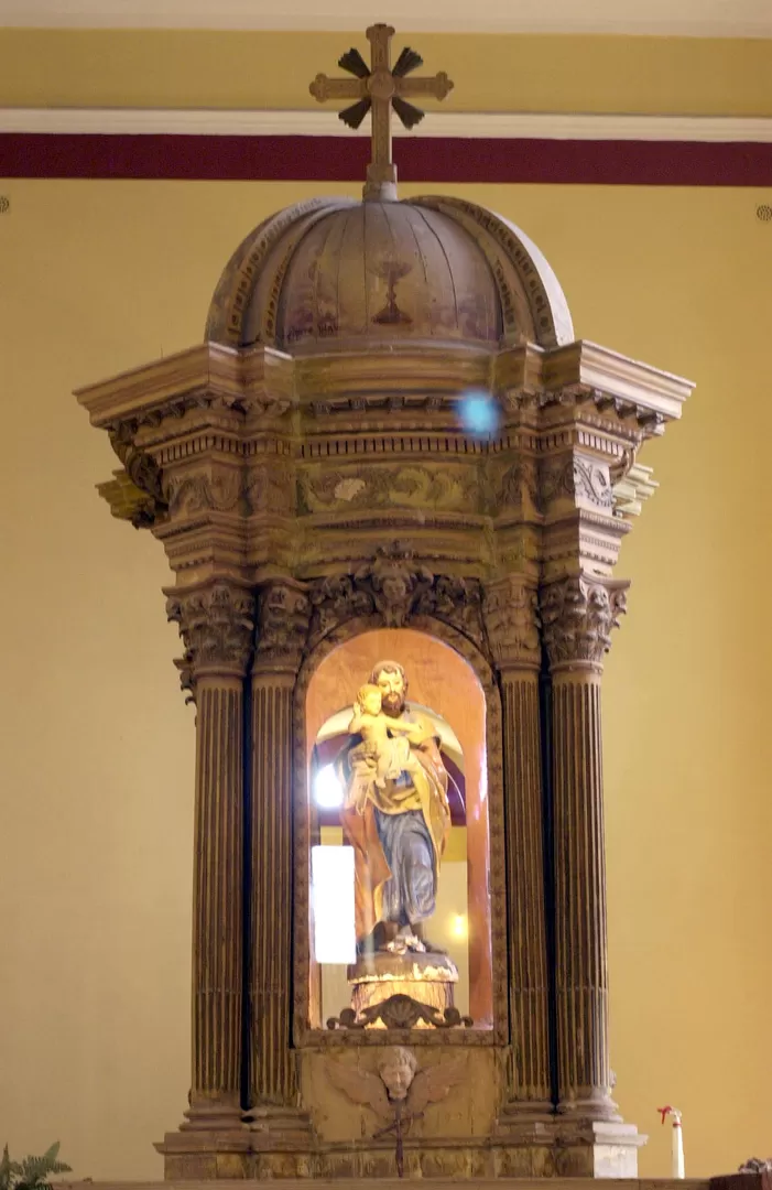 PATRONO. La foto muestra la imagen del santo que honran los luleños.
 LA GACETA / FOTO DE OSCAR FERRONATO 