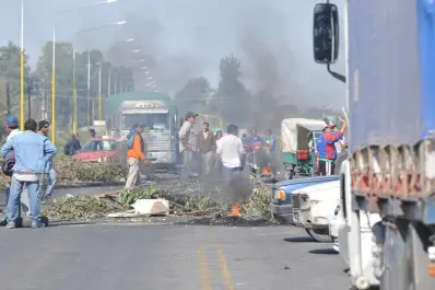 Por segundo día consecutivo, no se puede circular por la ruta 38, a la altura de Alberdi
