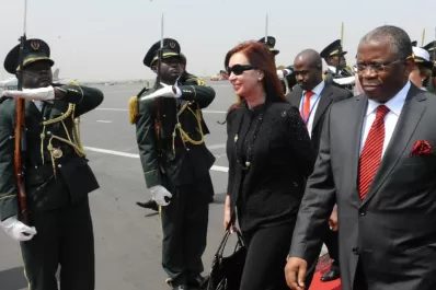 Cristina llegó a Angola en busca de reafirmar la misión comercial que inició Moreno