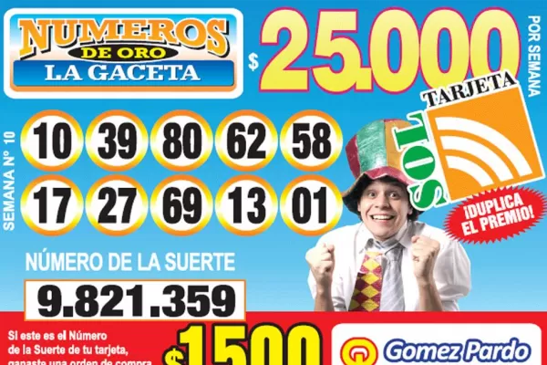 Los Números de Oro de LA GACETA