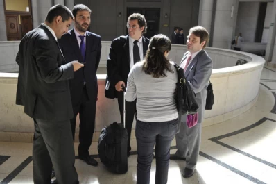 Al ver la foto, algunas coperas dijeron que Marita estuvo ahí, pero tenían miedo