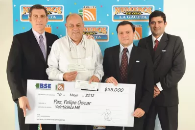 Los ganadores cobraron el premio