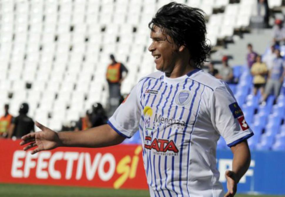 FESTEJO. Rubén Ramírez anotó el gol de Godoy Cruz. FOTO TOMADA DE TyC SPORTS.COM.AR