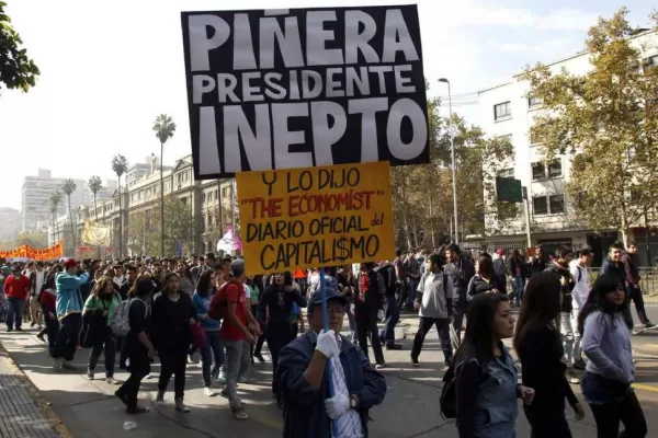 Piñera dará su discurso anual con su popularidad en el piso