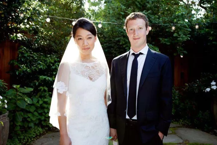 PAREJA. Chan y Zuckerberg contrajeron matrimonio este fin de semana, en una ceremonia íntima. FOTO TOMADA DE FACEBOOK.COM
