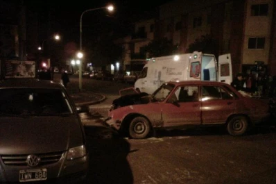 Por un choque, no se pudo circular por 24 de Setiembre y José Colombres
