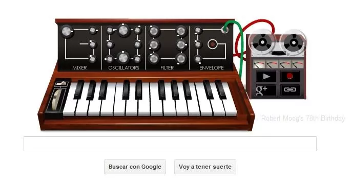 ¿EL MEJOR? Algunos califican el doodle como lo mejor que hizo Google, por encima de la guitarra de Les Paul. CAPTURA DE PANTALLA