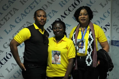 Son profesionales y llegaron desde Nigeria a compartir experiencias