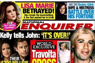Las fotos de John Travolta vestido de mujer