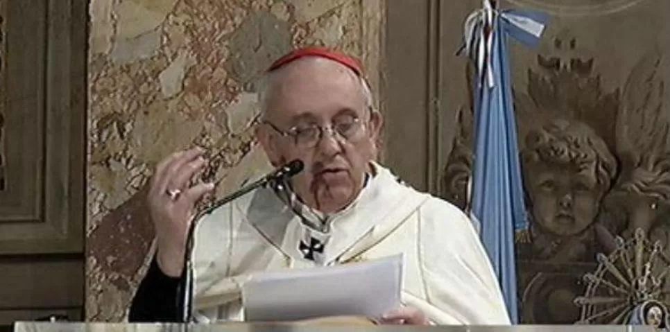 ADVERTENCIA. Bergoglio habló contra el poder como ideología única. FOTO TOMADA DE TN.COM.AR