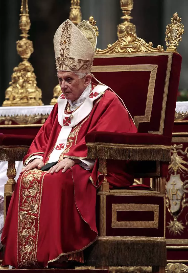 ELOCUENTE. El Papa mostró rostro de cansancio y de mucha tristeza. REUTERS