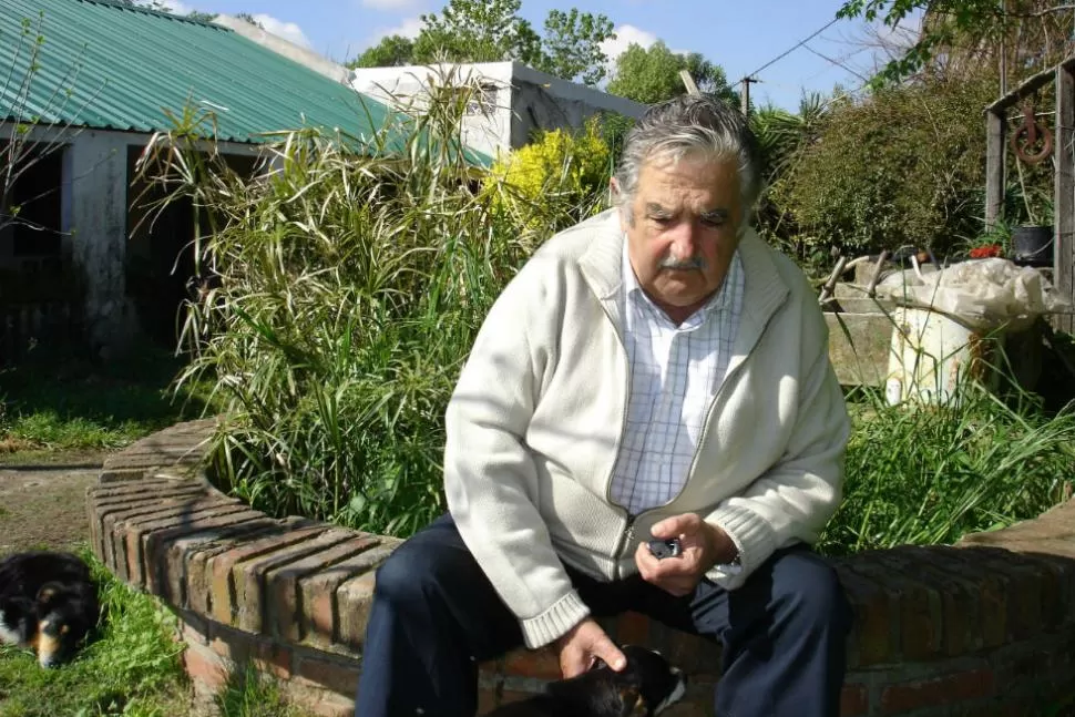 RODEADO DE VERDE. Pepe Mujica vive en una chacra, en las afueras de Montevideo. FOTO TOMADA DE ESTADAO.COM.BR
