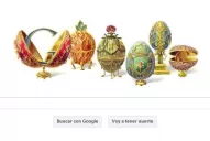Peter Carl Fabergé oculta el logo de Google en sus huevos de Pascua