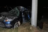 Falleció el joven que chocó en el ingreso a Lomas de Tafí