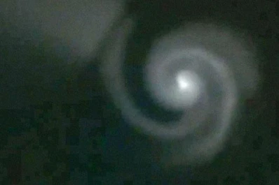 Un OVNI espiral sorprende a todos en Israel