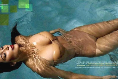 Kim Kardashian, una sirena desnuda en Esquire Mexico