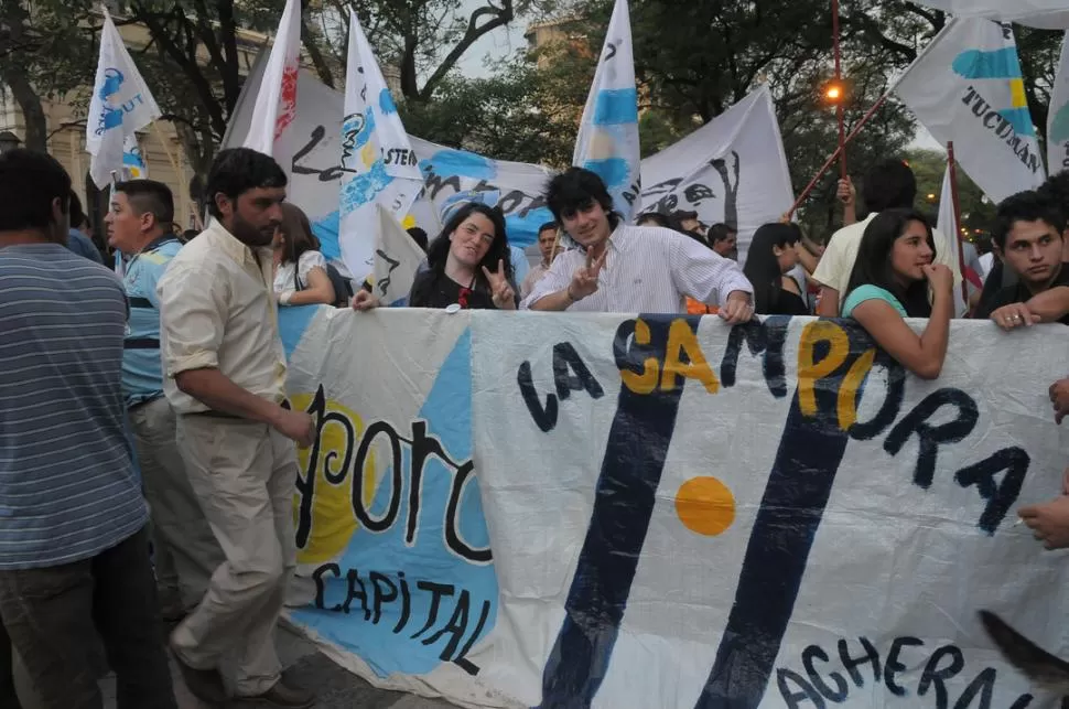 HACE RUIDO. El movimiento kirchnerista La Cámpora tiene a Jesús Salim como voz en la Cámara. Él envió su propio proyecto de ley de convivencia. LA GACETA / FOTO DE ANTONIO FERRONI