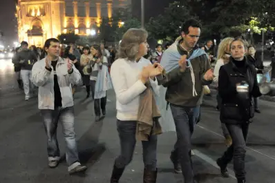 Hubo otro cacerolazo en Tucumán, aunque con menos convocatoria