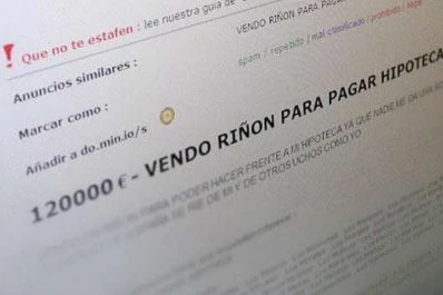 Vendo riñón para pagar hipoteca