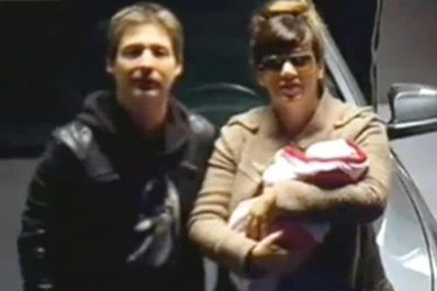 La foto de Adrián Suar y Griselda Siciliani con su beba