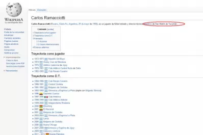 Para Wikipedia, Ramacciotti ya es DT de San Martín