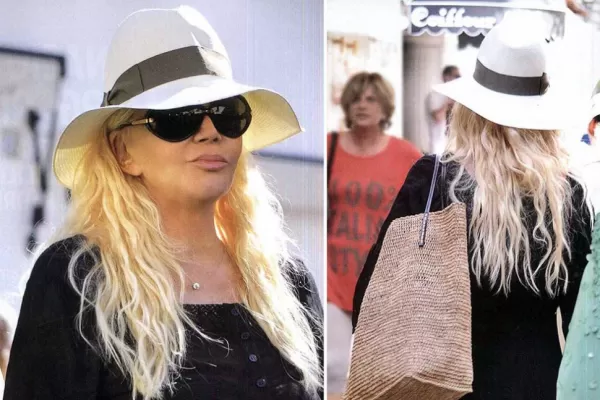 Distendida, Susana paseó por Italia con un look playero
